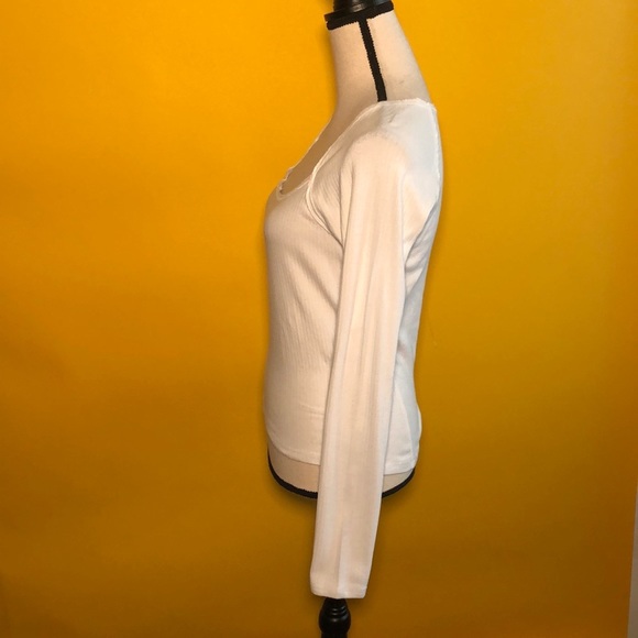 🟠 free people 🟠 scoop neck long sleeve T-shirt - Picture 2 of 9